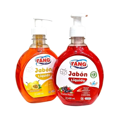 Jabón Líquido Yang 400ml - Caja de 12 Piezas